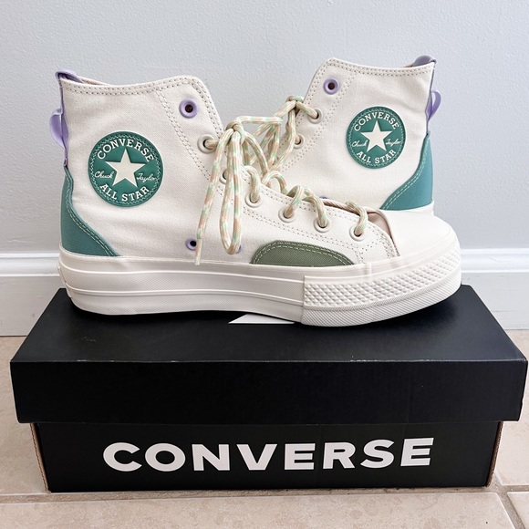 Converse | Shoes | Nwt Converse Chuck Taylor All Star Lift Platform  Colorblock Overlay | Poshmark